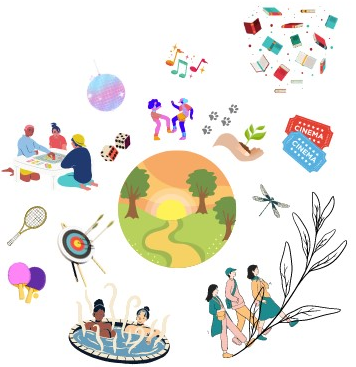 Préserver la santé, le bien-être, l'estime de soi via diverses activités : culturelles, créatives, sportives ou encore de détente.